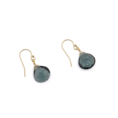 blue quarts drop earrings