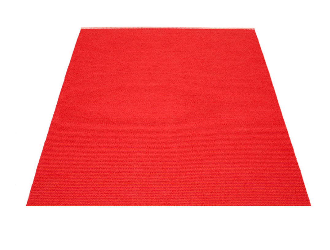 Coral Red MONO Pappelina Rug