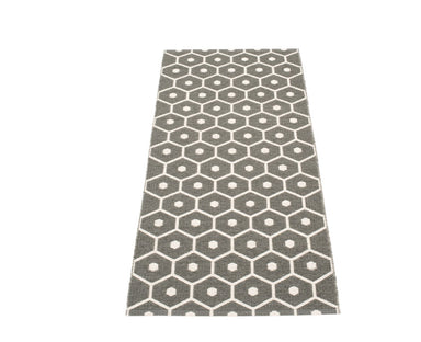Charcoal Honey Pappelina Rug