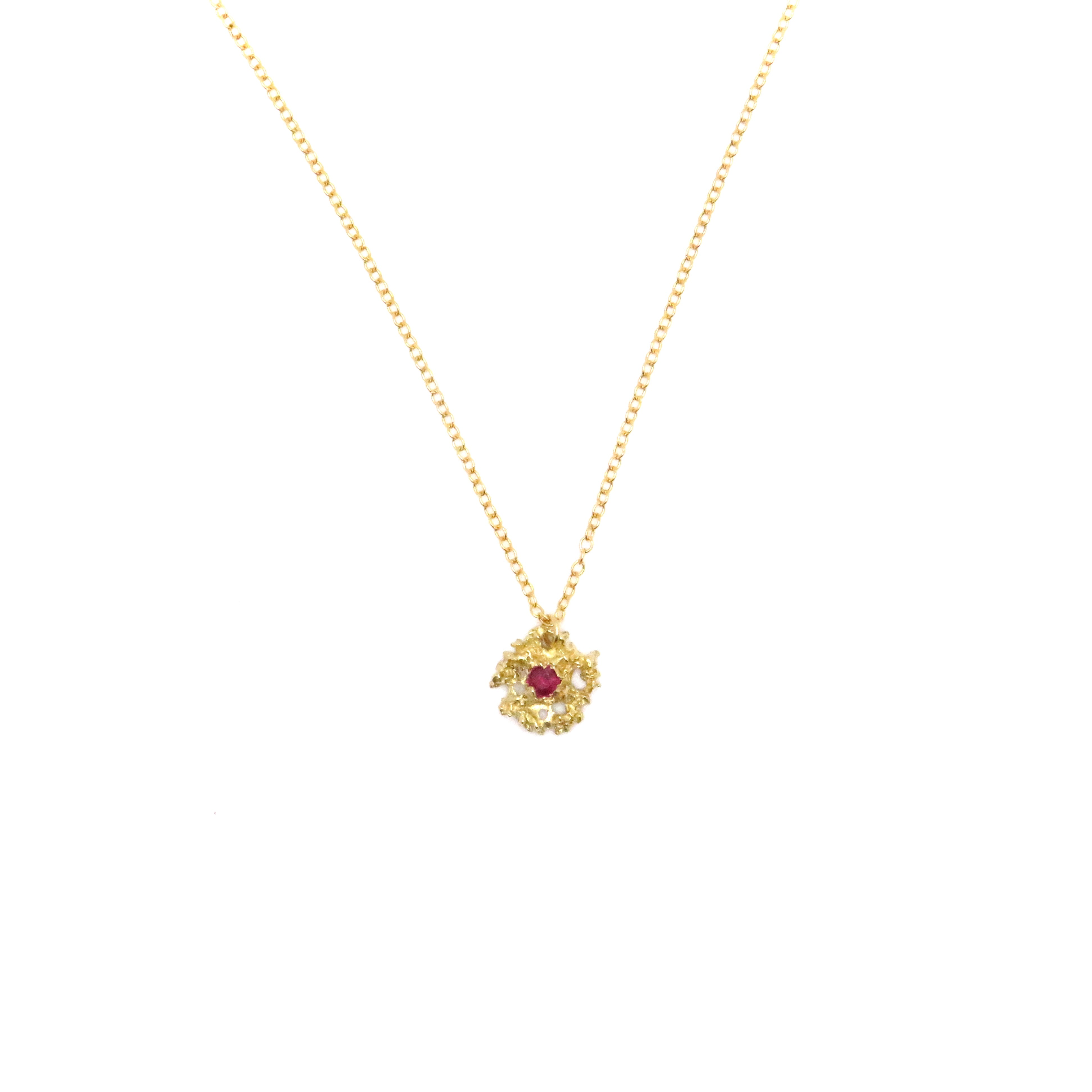 Star 14k Yellow Gold Necklace