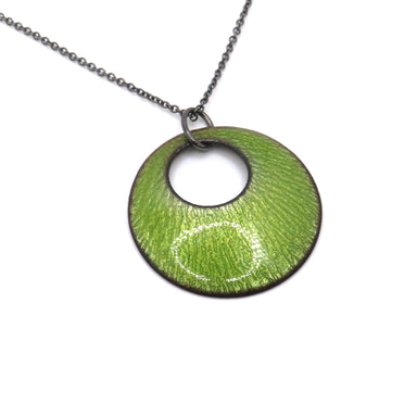 green pendant necklace