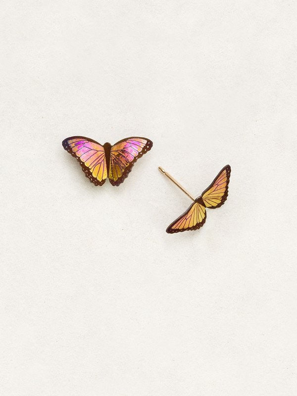 butterfly post earrings