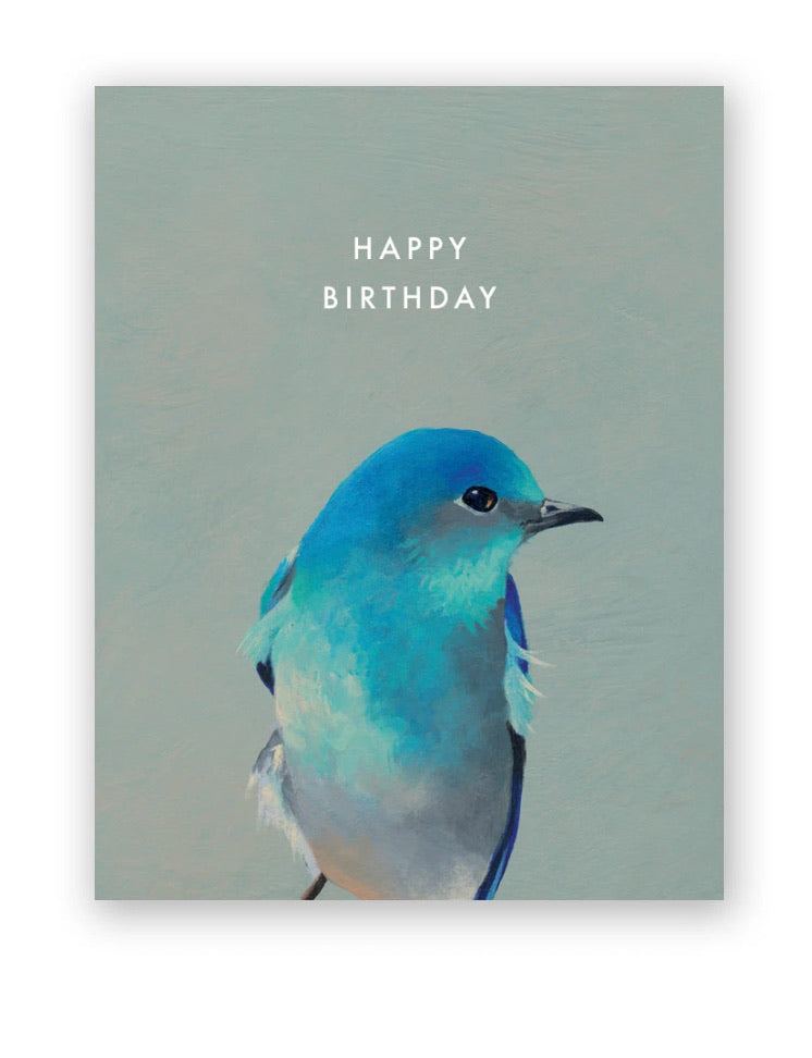 Happy Birthday bird Greeting Card