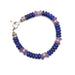 blue and purple gemstone bracelet