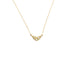 gold cluster diamond necklace