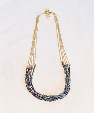 Lily Hudson pyrite necklace