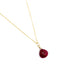 ruby pendant necklace