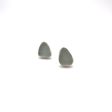 sea glass post earrings