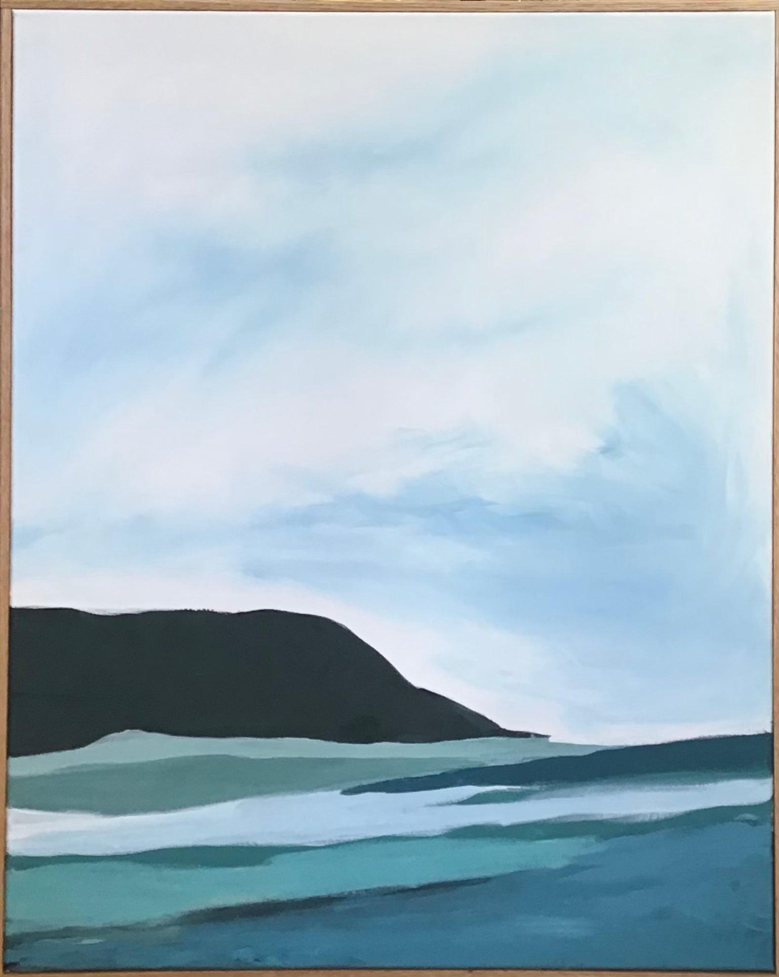 abstract beach painting