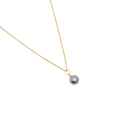 black pearl drop pendant