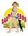 pin up girl santa cruz sticker