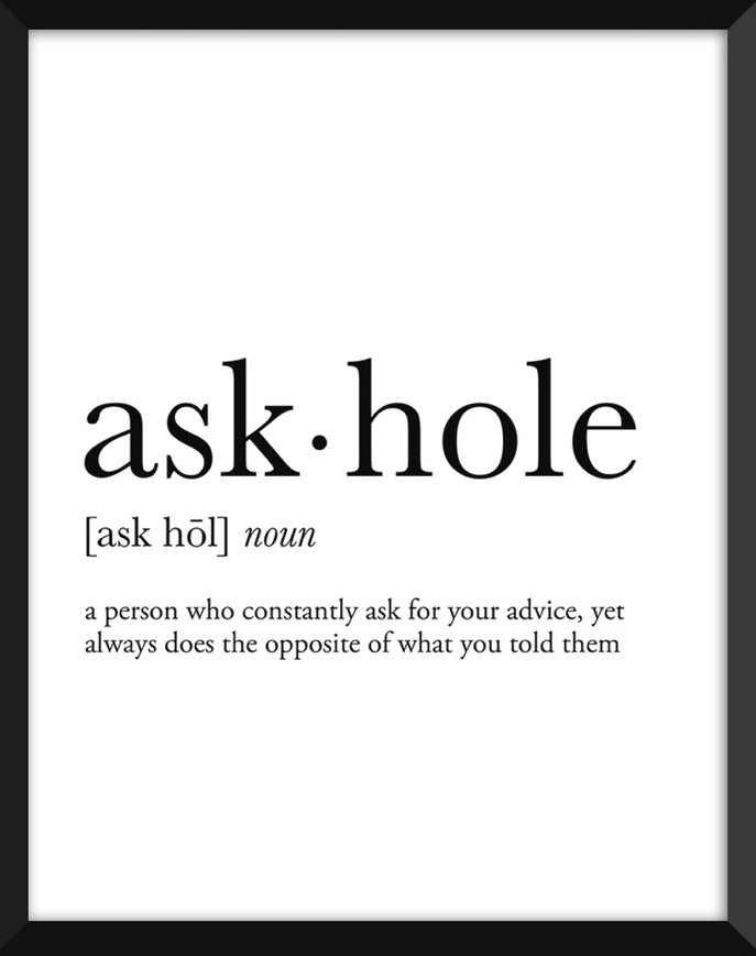 ask hole noun greeting card