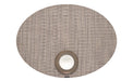 Umber Thatch Oval Table Mat 