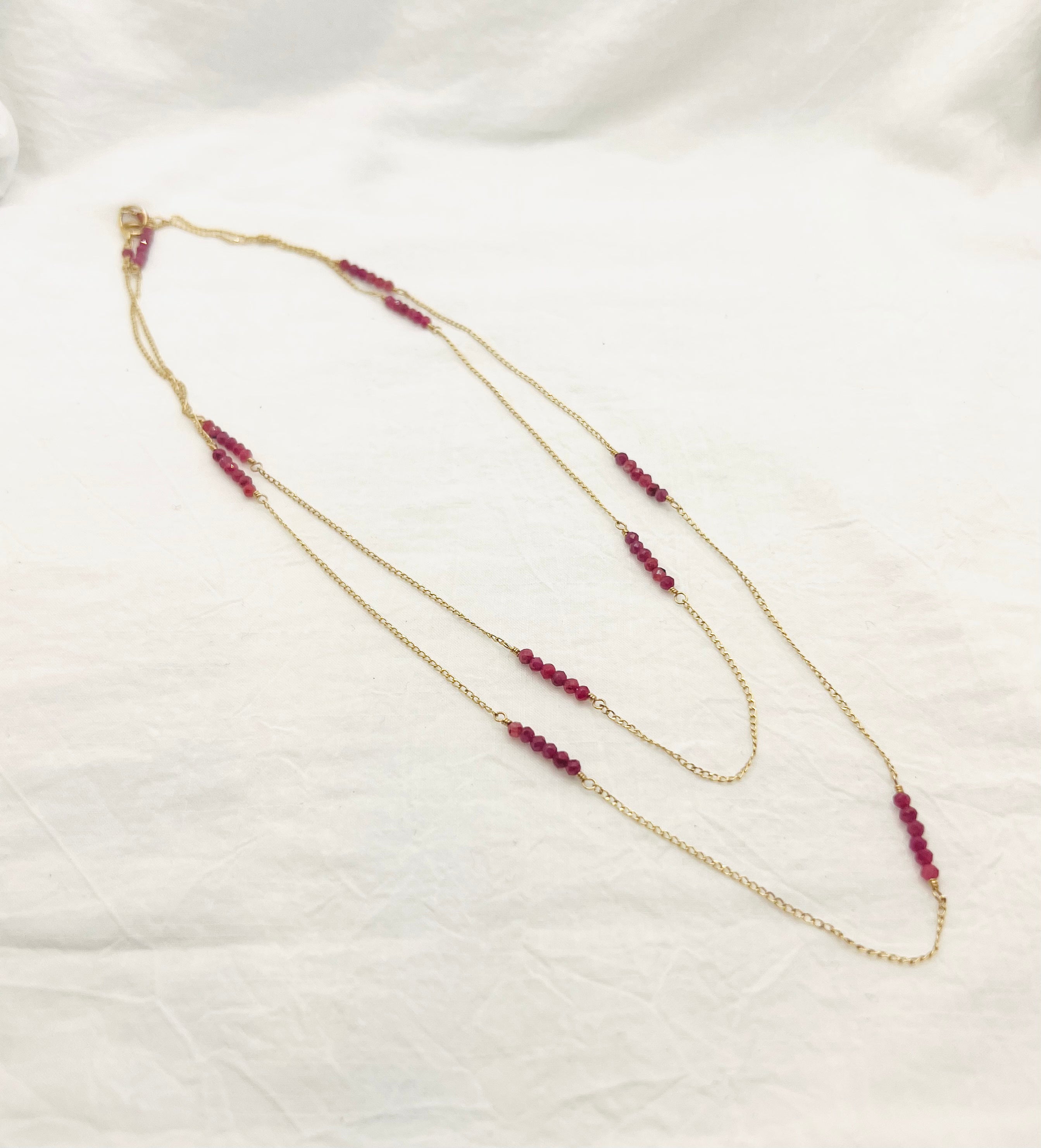 Long Stone Necklace