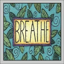 breathe gift enclosure card