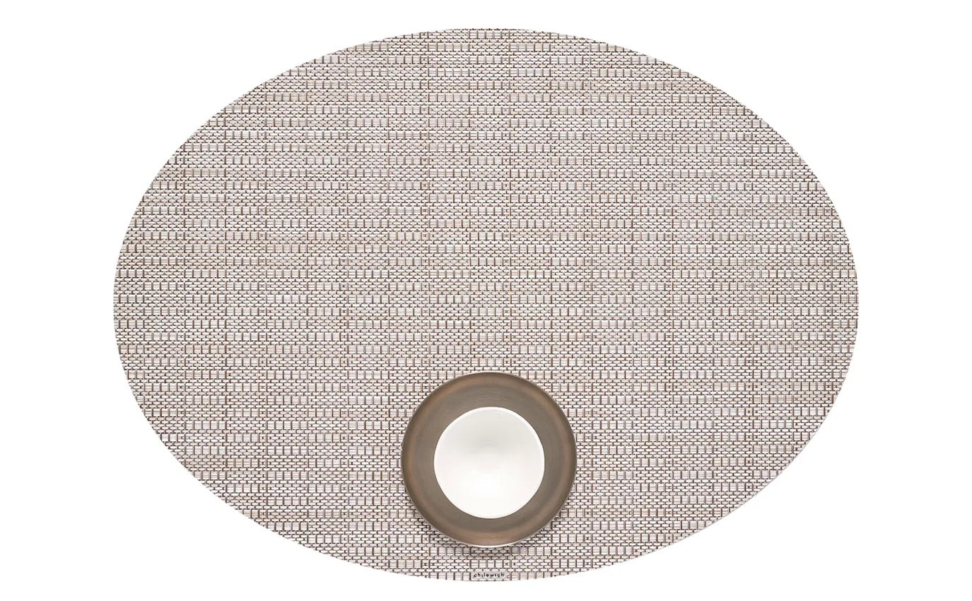 Pebble Thatch Oval Table Mat 