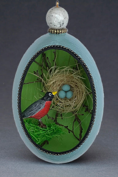 sculptured Bird ornament