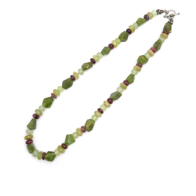 green gemstone necklace