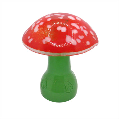 red glass mushroom night light