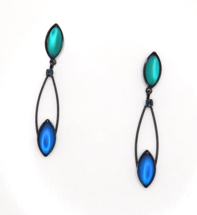 drop leaf earrings