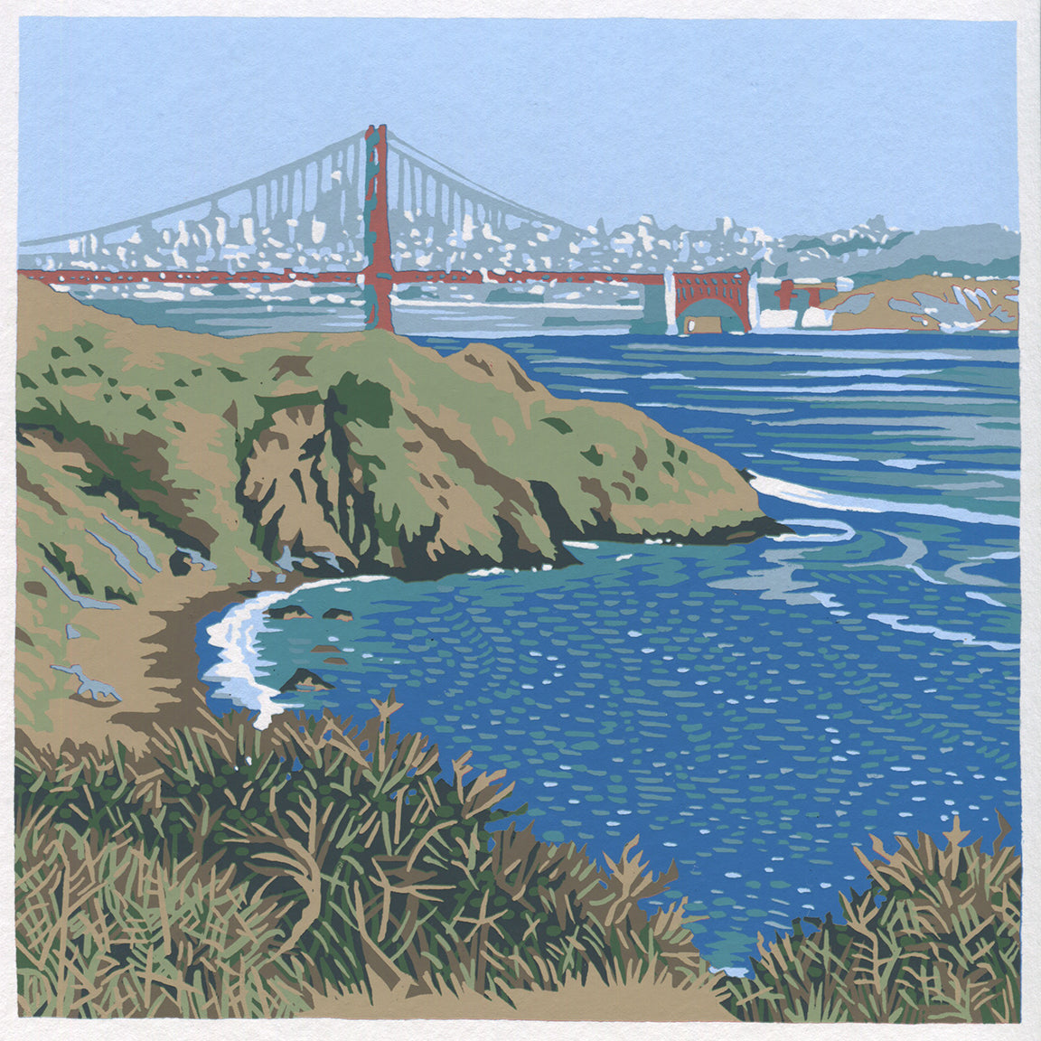 From the Battery - Golden Gate Bridge