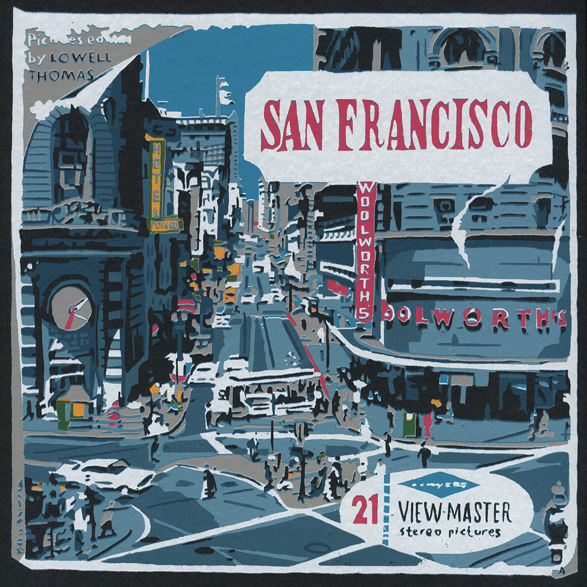 San Francisco View Master Screen Print