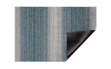 Lagoon striped chilewich shag mat