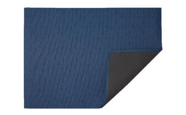 Chilewich floor mats in Lapis