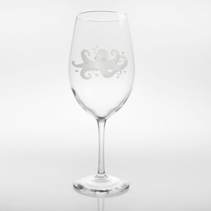 octopus wine glass