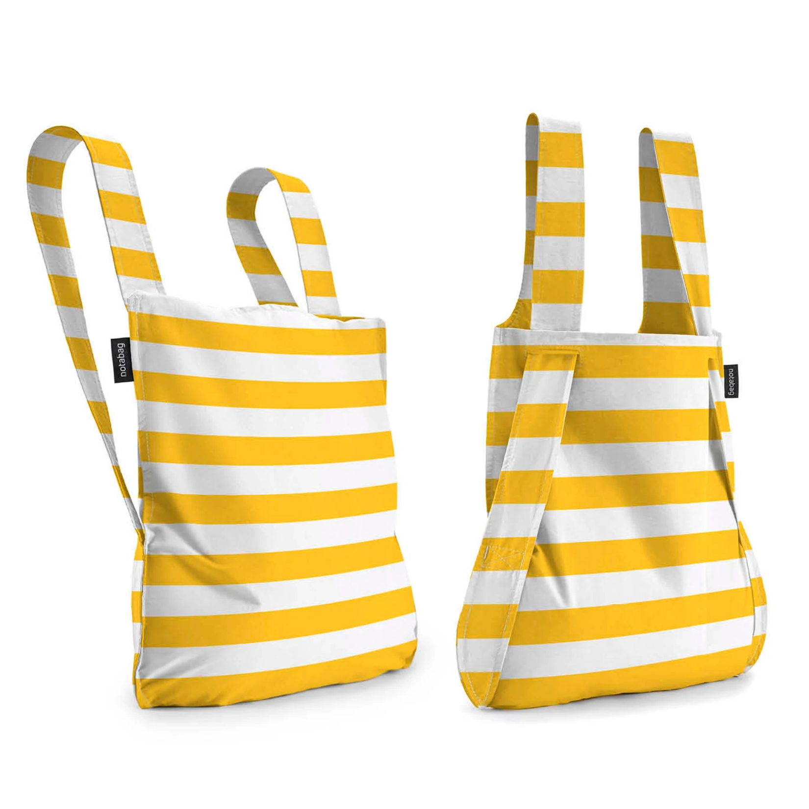 yellow foldable backpack