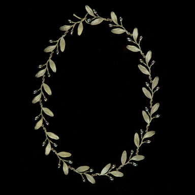 olive leaf necklace
