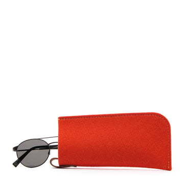 orange graf lantz eyeglass sleeve