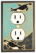 Orca receptacle ceramic switch plate