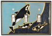 Orca tripe wide ceramic light switch plate