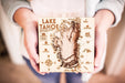 Lake Tahoe 3d wood map