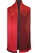 red long silk scarf
