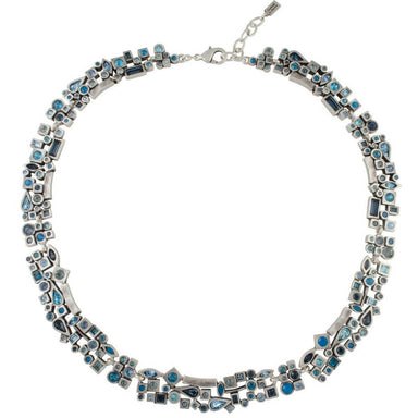 blue swarovski crystal necklace