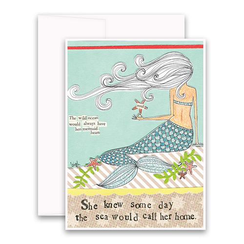 She knew some day the would call her home Greeting Card