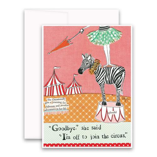 Goodbye Greeting Card