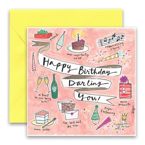 Happy Birthday darling you Greeting Card