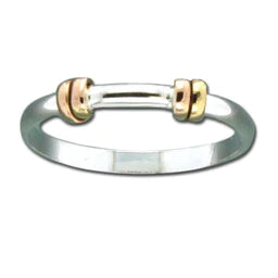 silver pull up ring