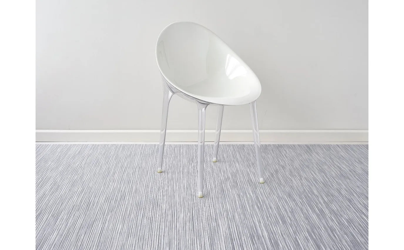 Rib Weave Woven Floor Mat | Pearl