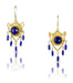 kyanite stone earrings