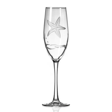 starfish champagne glasses