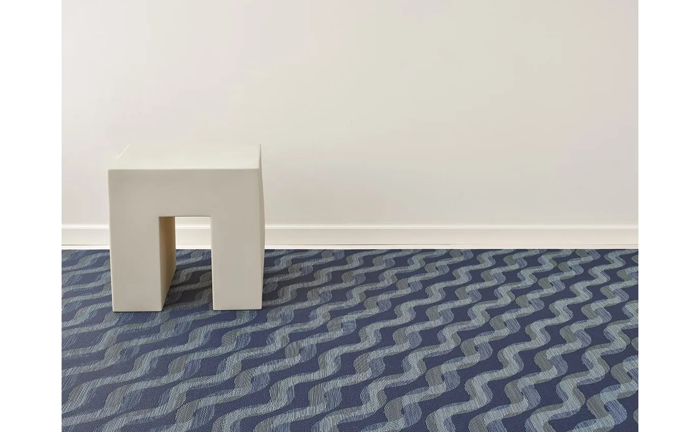 Twist Woven Floor Mat | Ocean