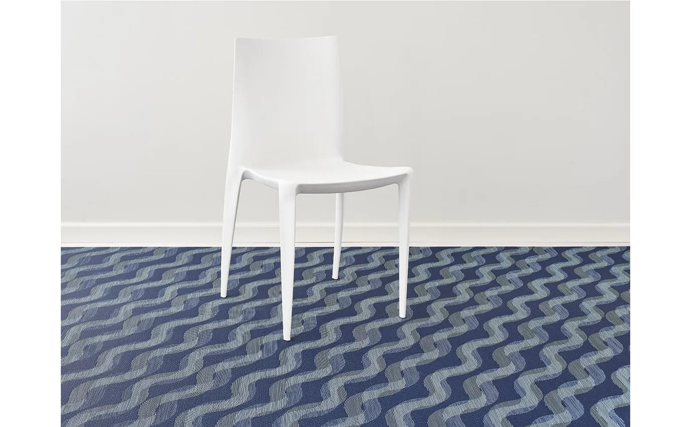 Twist Woven Floor Mat | Ocean